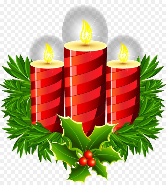 Рождественская свеча вектор