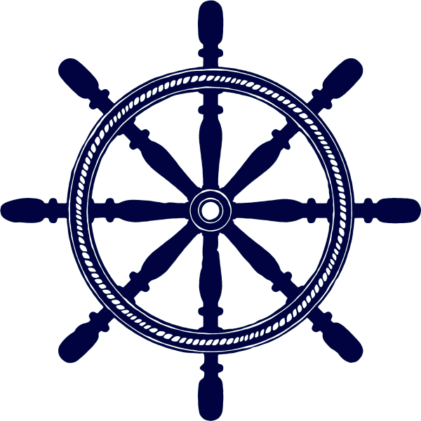 Корабельный штурвал вектор