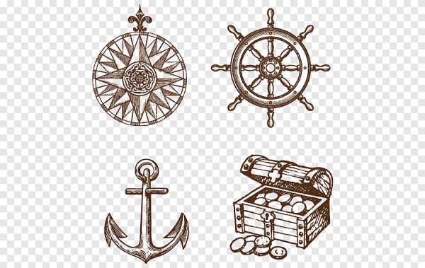 Штурвал рисунок