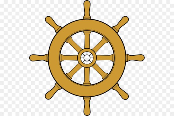 Штурвал корабля рисунок