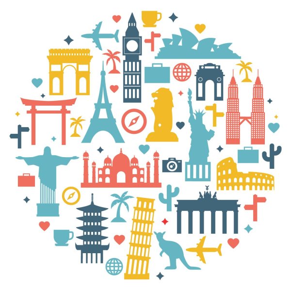 Туризм иллюстрация