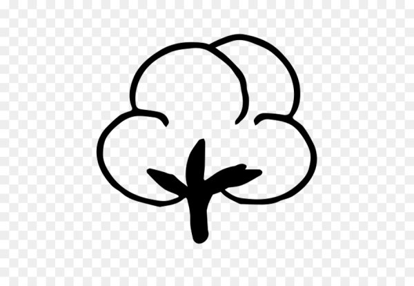 Векторный значок хлопка