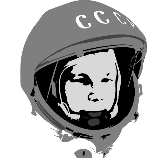 Юрия Гагарина карандашом