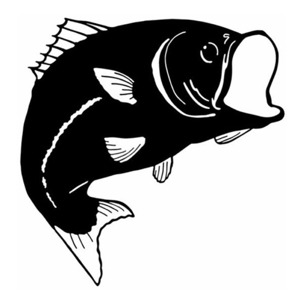 Силуэт рыбы для выжигания