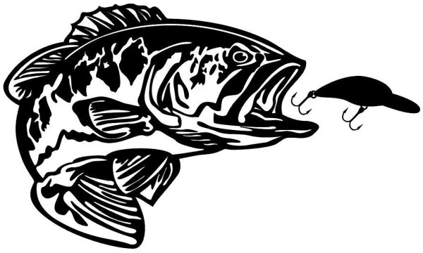 Судак силуэт