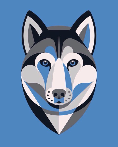 Стилизованные собаки