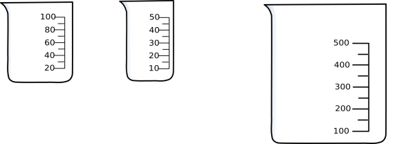 Мензурка на прозрачном фоне