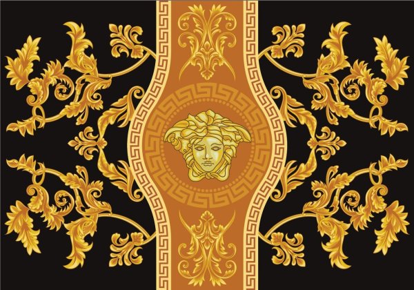 Орнамент Версаче Барокко