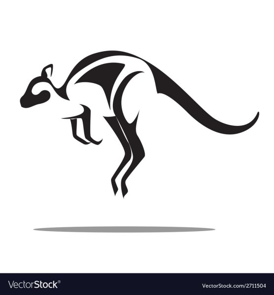 Кенгуру мультяшный