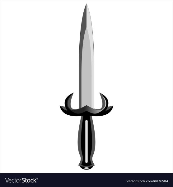 Кинжал силуэт