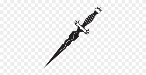 Кинжал силуэт
