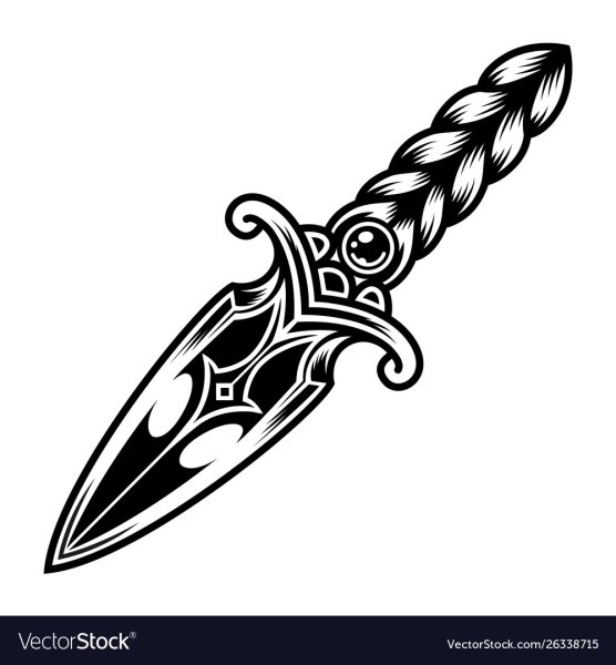 Кинжал вектор