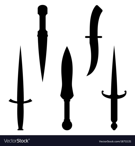 Кинжал силуэт