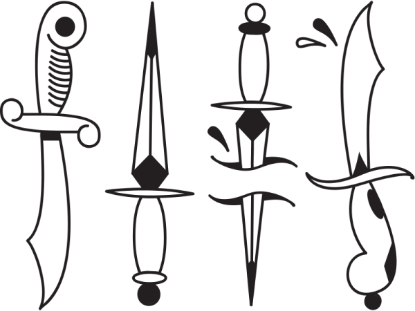 Кинжал эскиз