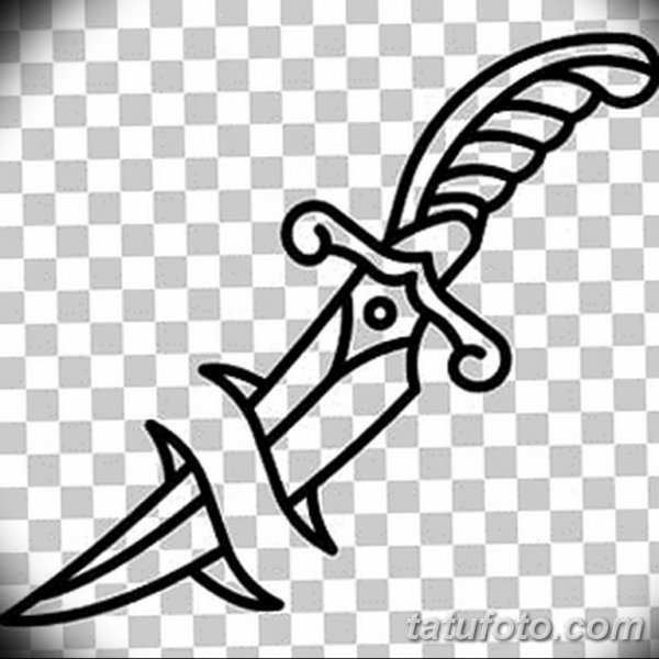 Кинжал контур