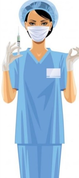 Медсестра мультяшная