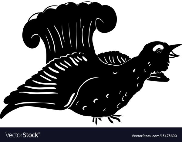 Тетерев силуэт