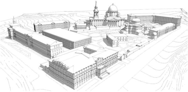 Исаакиевский собор вектор