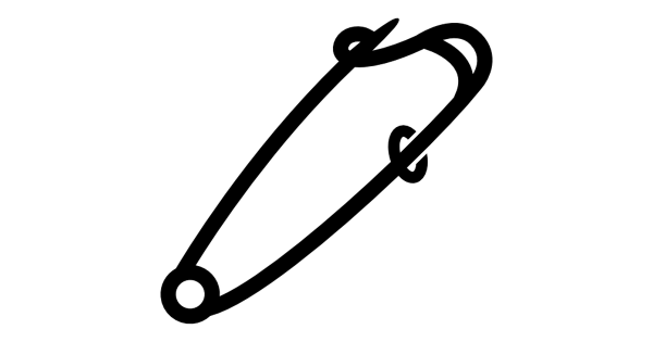 Булавка силуэт