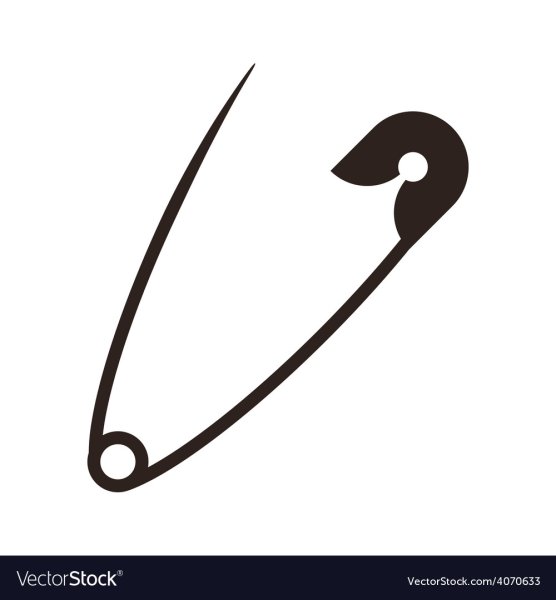 Булавка трафарет