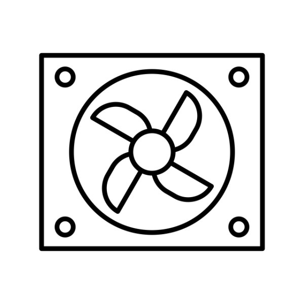 Иконка крышный вентилятор