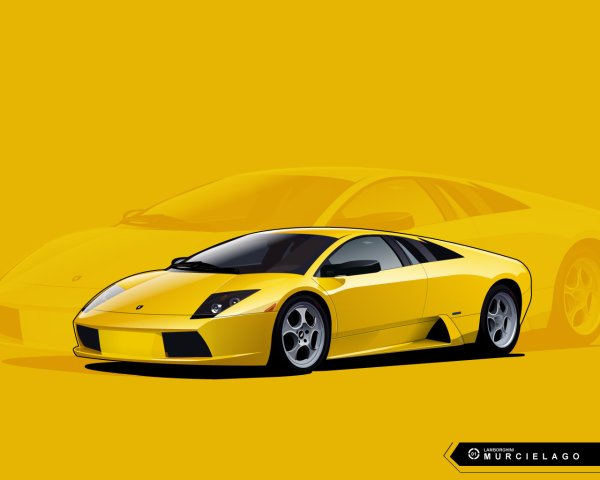 Мультяшный Ламборгини