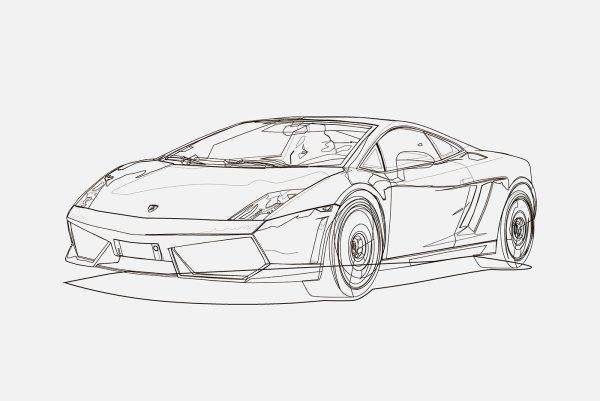 Ламборгини вектор