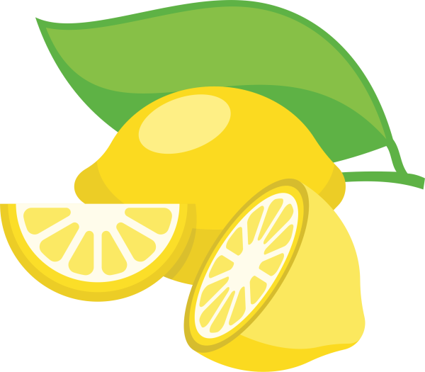 Лимон векторное изображение