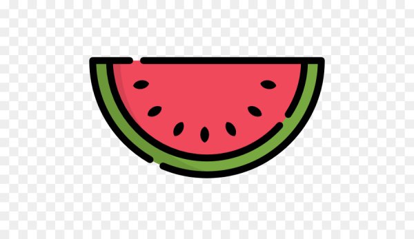 Долька арбуза вектор