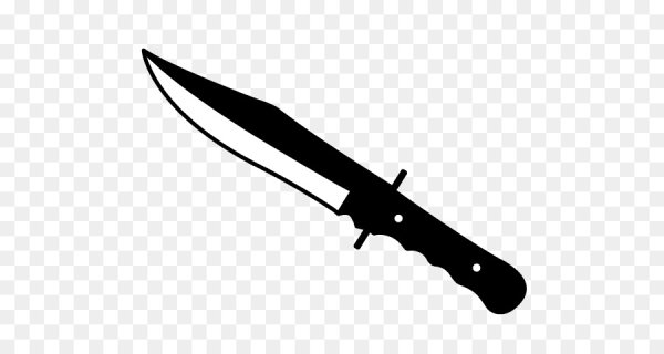 Нож силуэт
