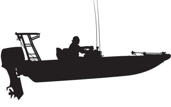 Лодка силуэт