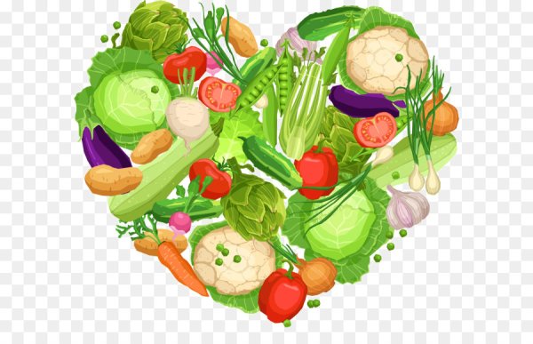 Здоровое питание на прозрачном фоне