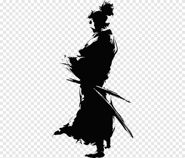 Самурай силуэт
