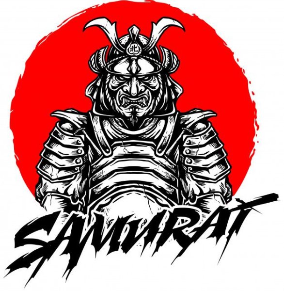 Векторное изображение Самурай