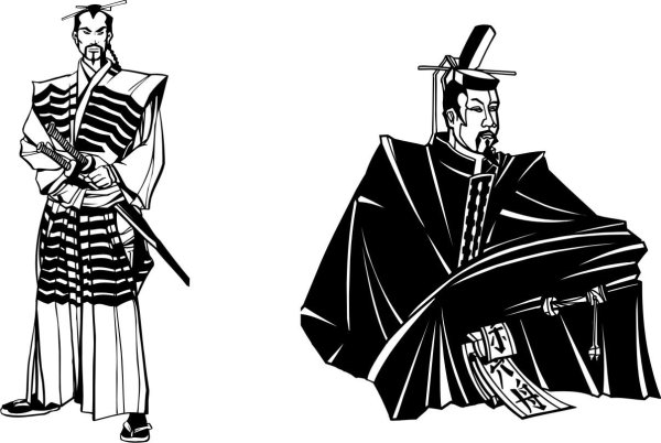 Векторное изображение Самурай