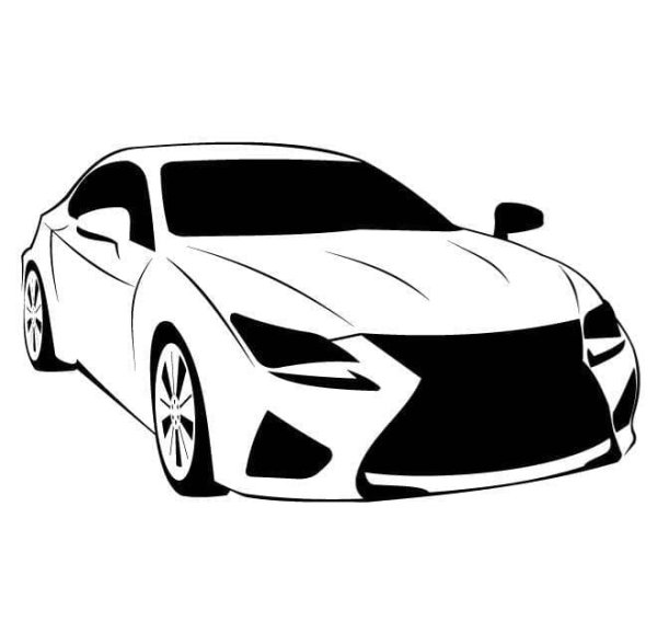 Очертания автомобиля