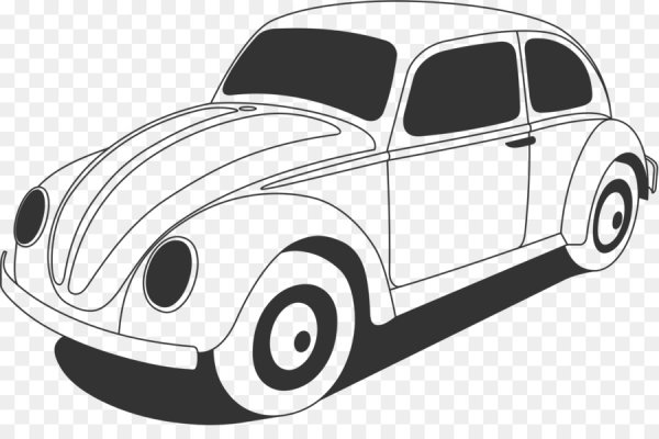 Силуэт Volkswagen Beetle