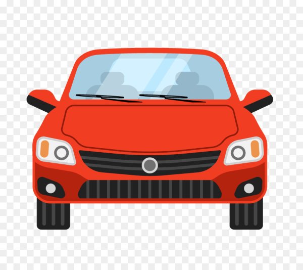 Машина спереди вектор