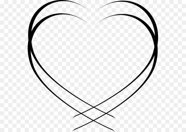 Сердечко контурное