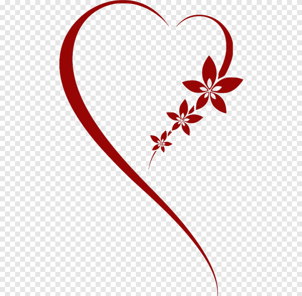 Стилизованные сердечки