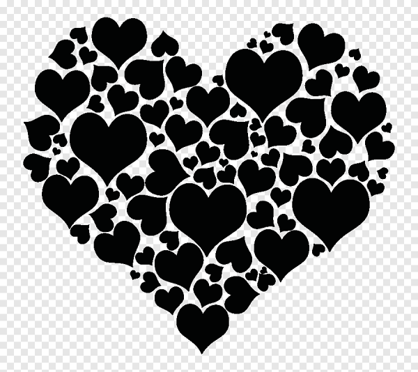 Сердечко силуэт