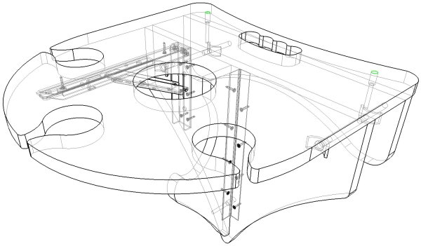 Менажница "фруктовый сад"
