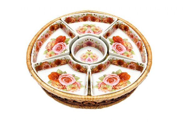 Менажница с ручкой