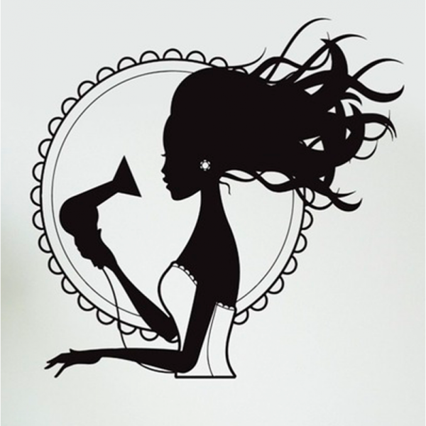 Силуэт для парикмахерской