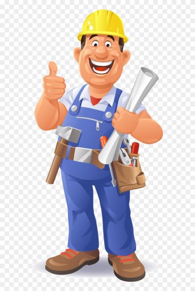 Строитель мультяшный