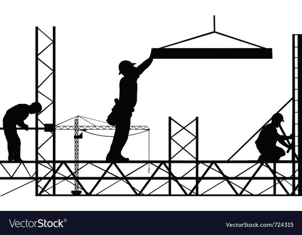 Стройка рисунок