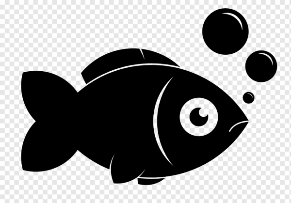 Силуэт рыбки