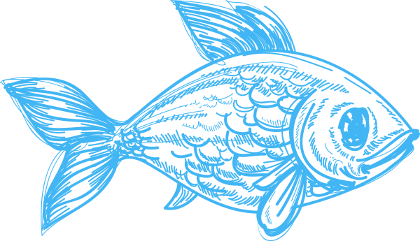 Рыбка векторный клипарт