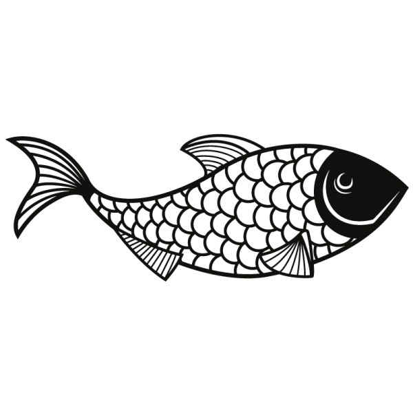 Голова рыбы вектор