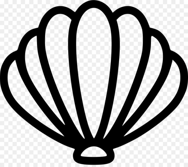 Силуэт морских ракушек